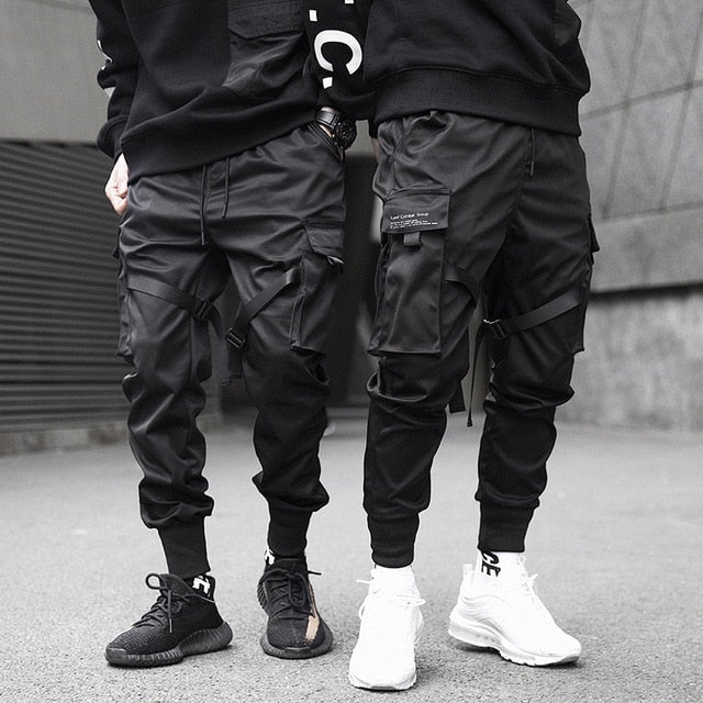 Spring Black Sweatpants Men's Fashion Oversized Hip Hop Wide Leg Pants  Straight Trousers - Walmart.com
